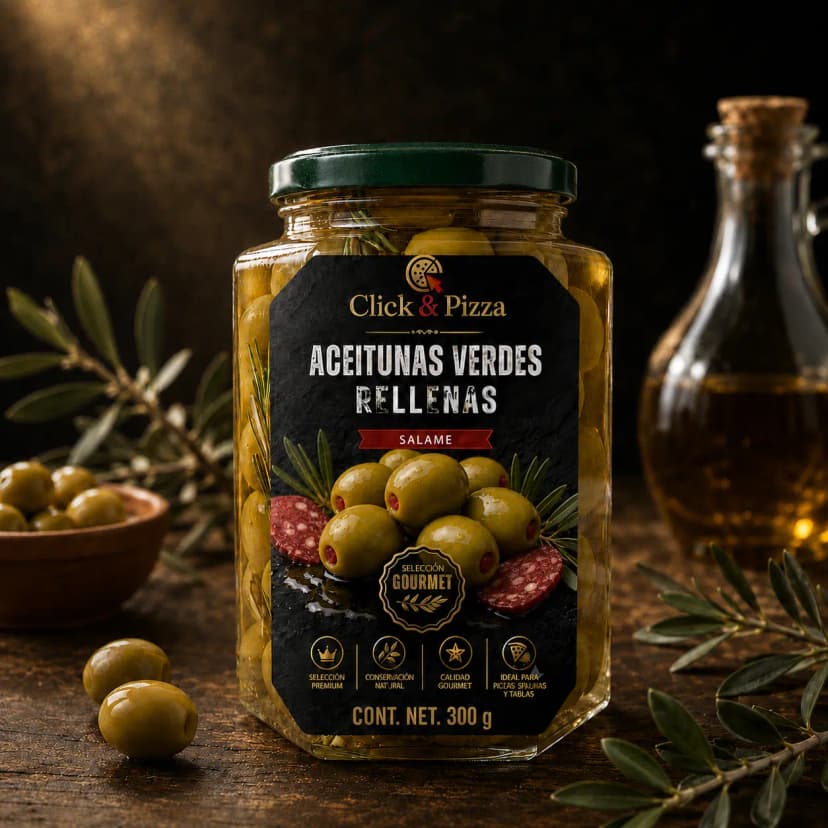 Aceituna rellena de Salame