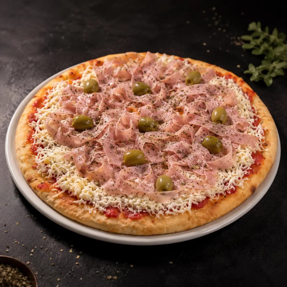 Pizza Clásica de Jamón
