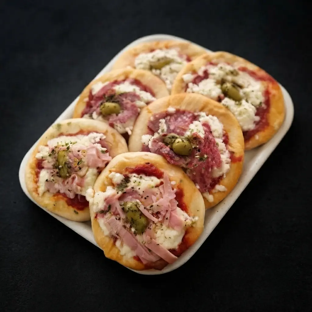 Mini Pizzetas — Combinación 3 Sabores
