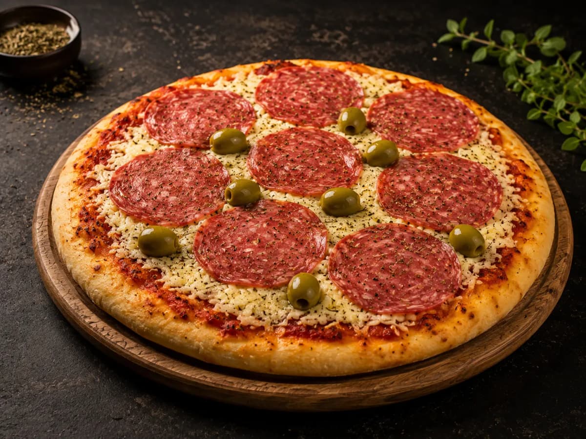 Pizza Clásica de Salame