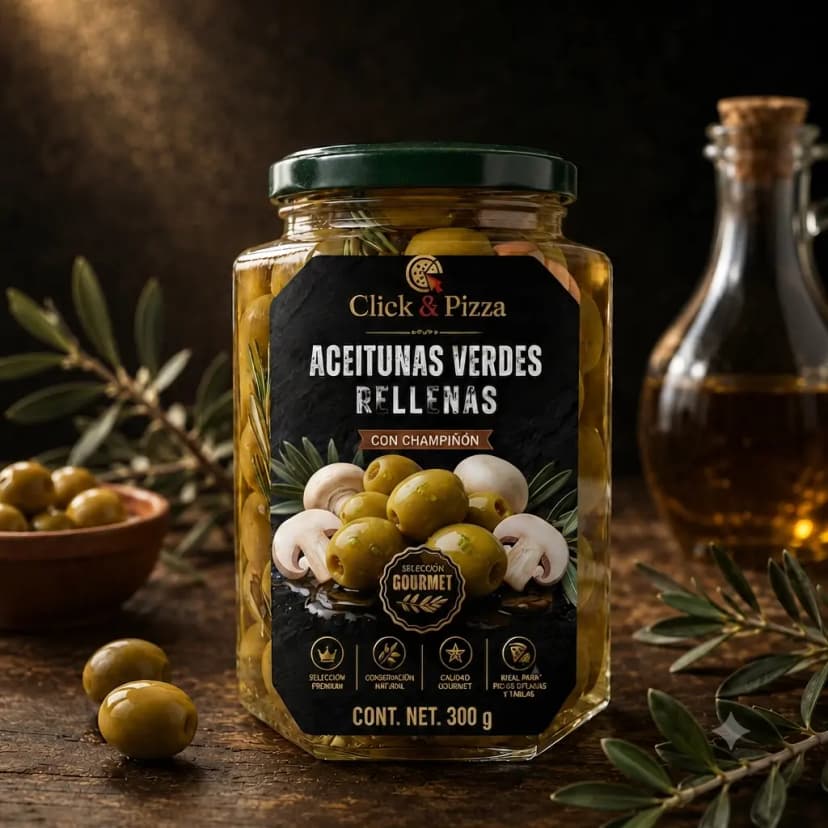 Aceituna rellena de Champiñones