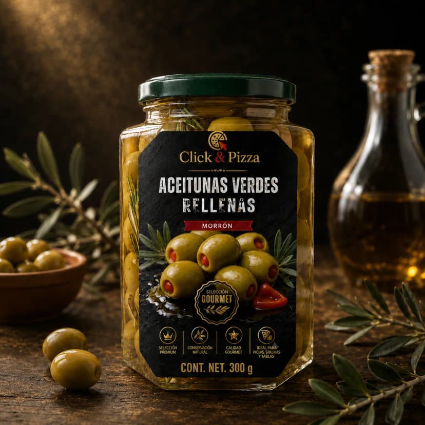 Aceituna rellena de Morrón