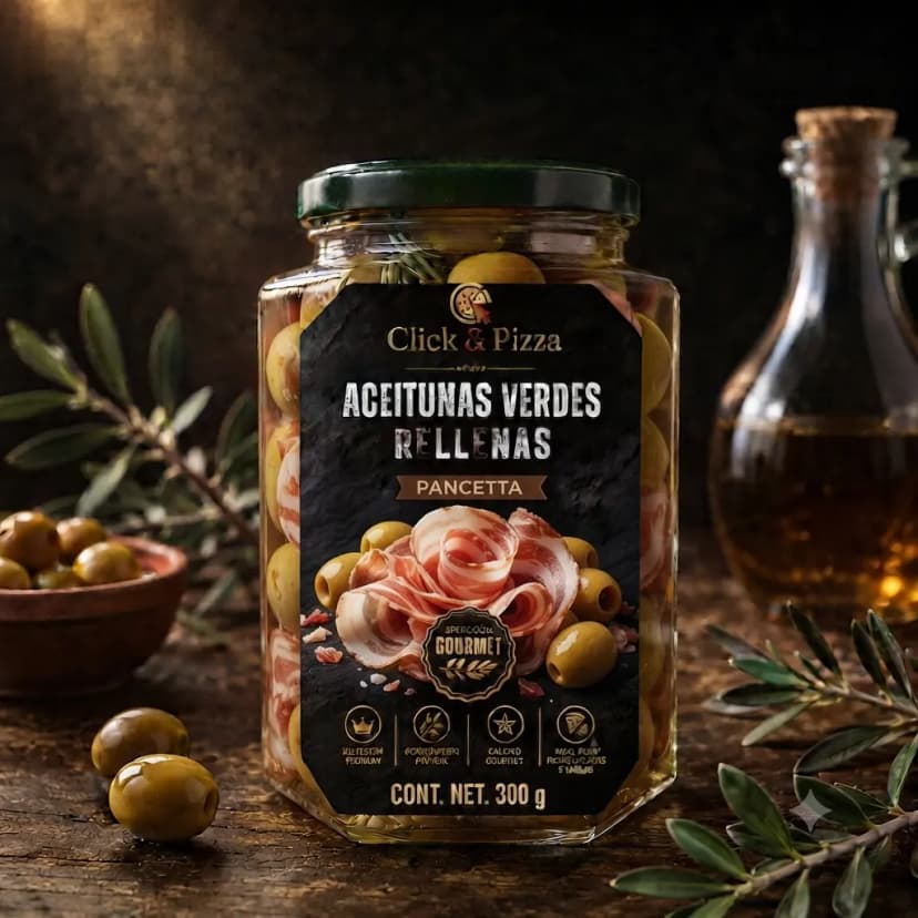 Aceituna rellena de Panceta