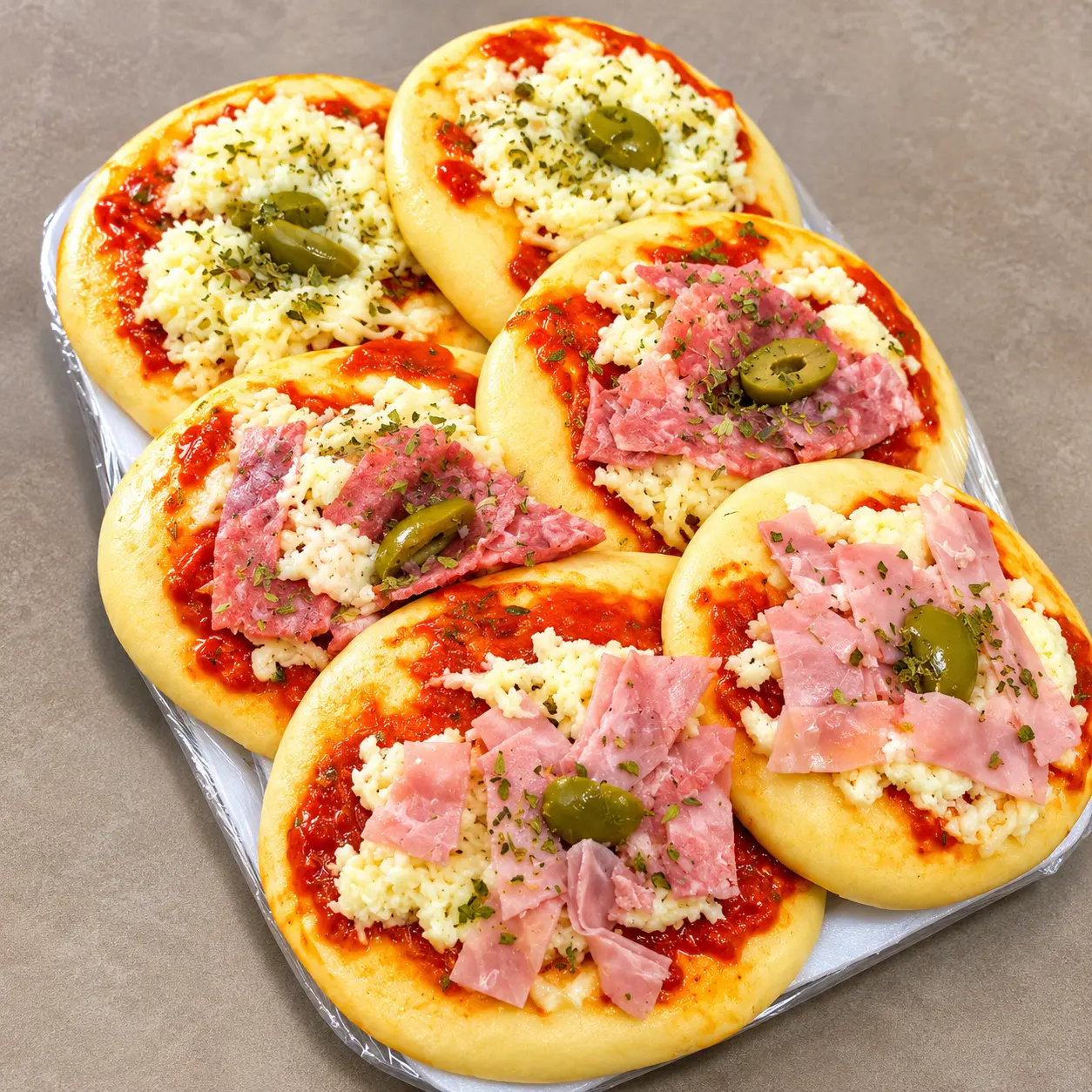 Pizza Mini Pizzetas artesanal congelada
