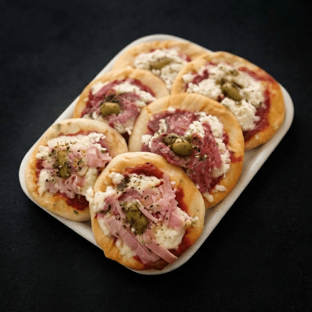 Mini Pizzetas — Combinación Clásica