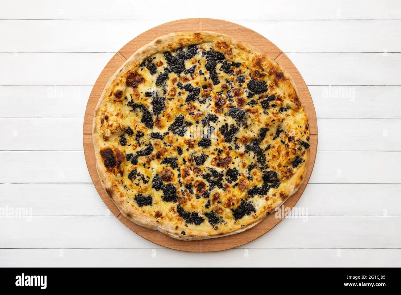 Pizza Muzzarella c/ Aceitunas artesanal congelada