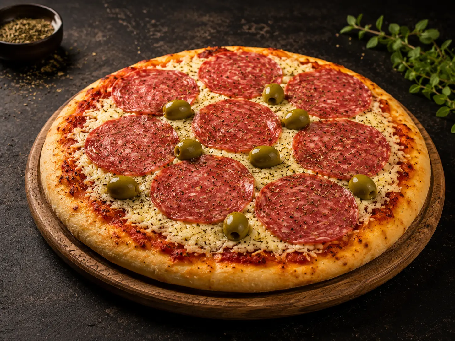 Pizza Salame Premium artesanal congelada